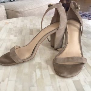 Jessica Simpson Shoes - Jessica Simpson nude suede heels Jessica Simpson Shoes - Jessica Simpson nude suede heels